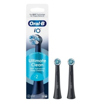 Oral-B iO Ultimate Clean 2 testine di ricambio per spazzolino elettrico colore nero