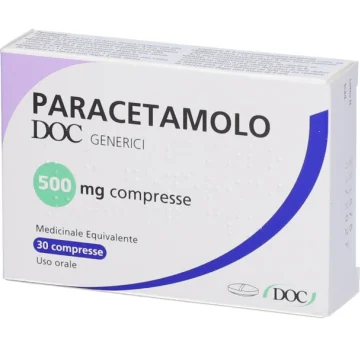 Paracetamolo 500mg Doc Generici Medicinale equivalente 30 compresse