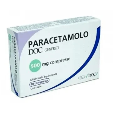 Paracetamolo Doc Antidolorifico 20 compresse 500mg