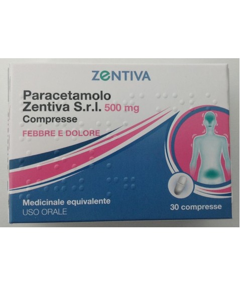 PARACETAMOLO  500mg 30Cpr ZTV