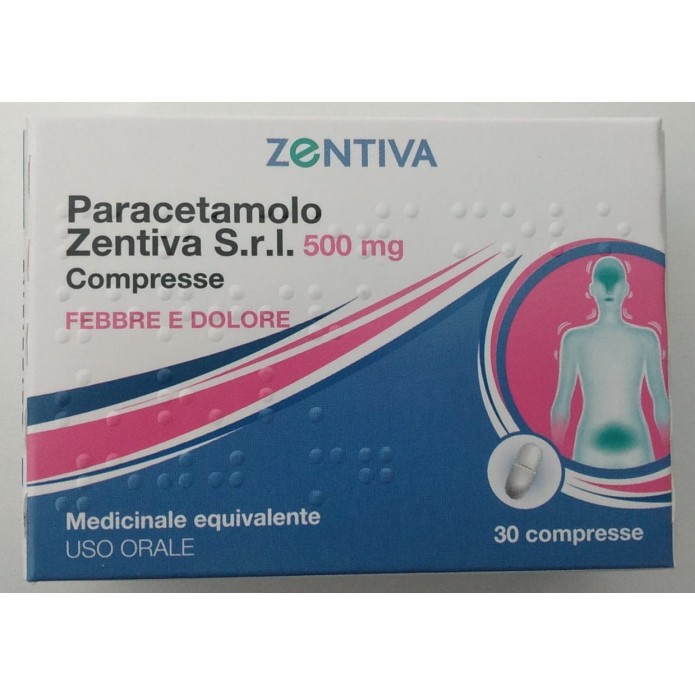 PARACETAMOLO  500mg 30Cpr ZTV