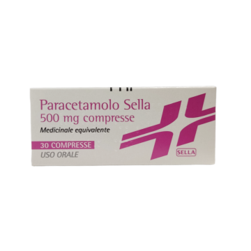Paracetamolo Sella 500 mg Analgesico Antipiretico 30 Compresse
