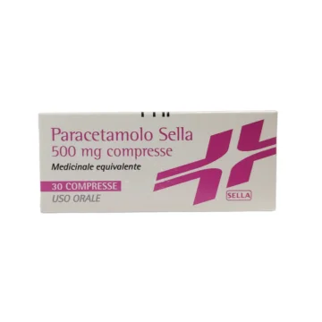 Paracetamolo Sella 500 mg Analgesico Antipiretico 30 Compresse