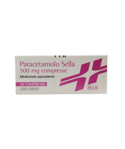  Paracetamolo Sella 500 mg Analgesico Antipiretico 30 Compresse