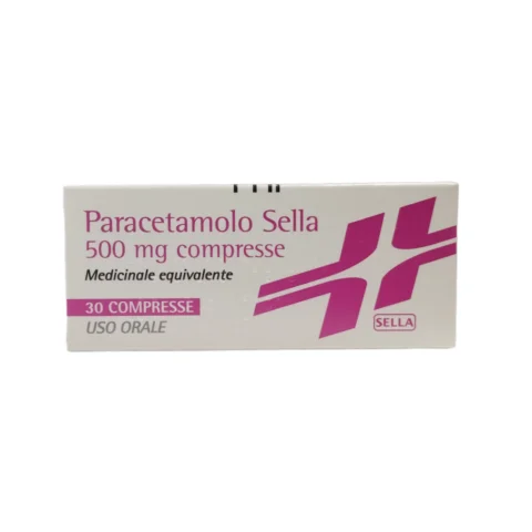 Paracetamolo Sella 500 mg Analgesico Antipiretico 30 Compresse