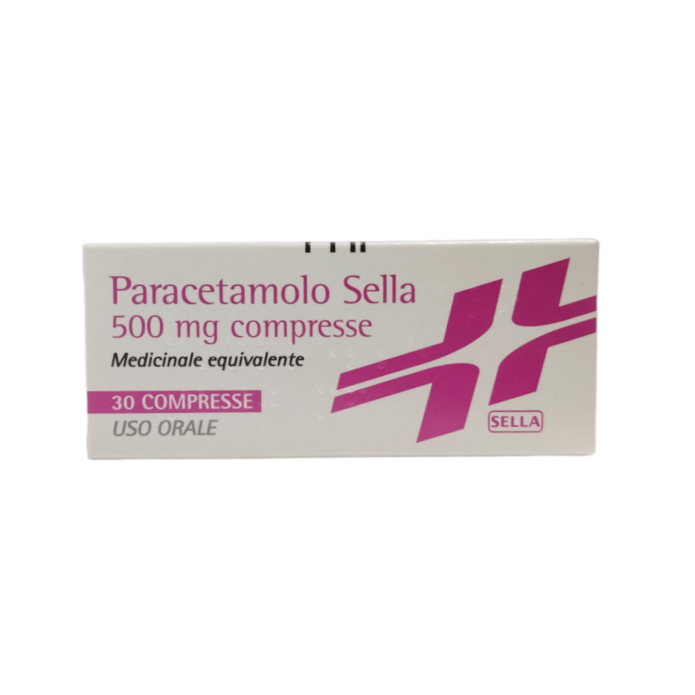  Paracetamolo Sella 500 mg Analgesico Antipiretico 30 Compresse