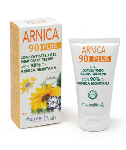 Pharmalife Research Arnica 90 Plus 75 ml - Gel concentrato pronto sollievo 