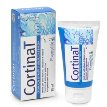 Pharmalife Research Cortinat Crema 75 ml - Rimedio naturale contro le problematiche cutanee per adulti e bambini