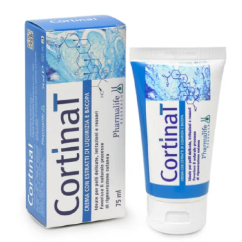 Pharmalife Research Cortinat Crema 75 ml - Rimedio naturale contro le problematiche cutanee per adulti e bambini