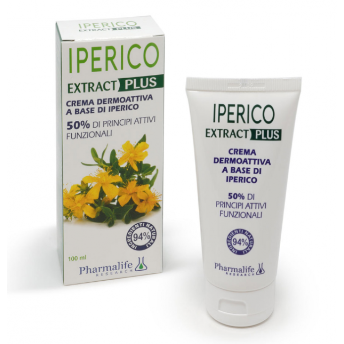 Pharmalife Research Iperico Extract Plus Crema 100 ml - Pronto sollievo in caso di pelle secca e arrossata