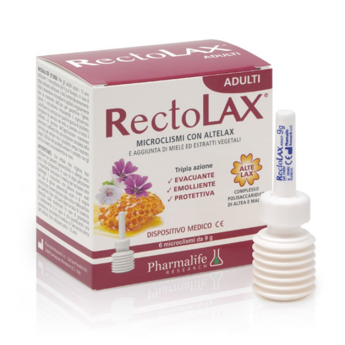 Pharmalife Research Rectolax Adulti 6 Microclismi da 9 gr 