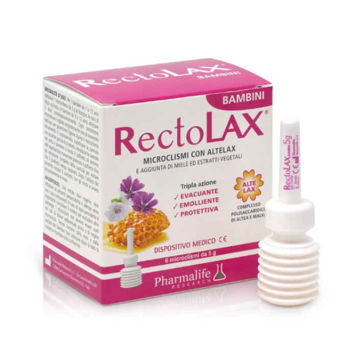 Pharmalife Research Rectolax Bambini 6 Microclismi da 5 gr