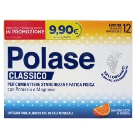 Polase 12 Bustine gusto arancia confezione promozionale Polase 12 Bustine gusto arancia confezione promozionale