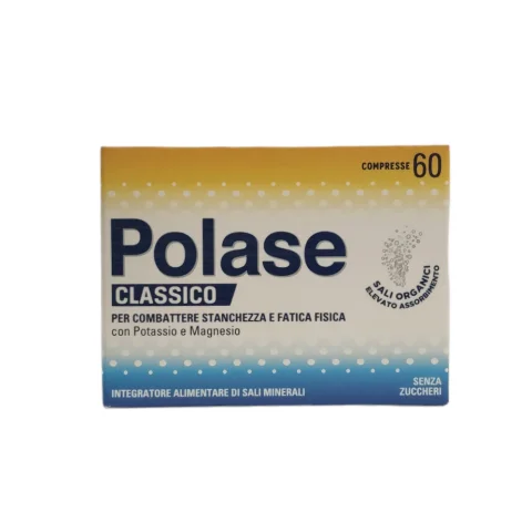 Polase Classico 60 Compresse Senza Zuccheri - Integratore di sali minerali potassio e magnesio 