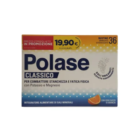 Polase Classico Arancia 36 Bustine - Integratore contro stanchezza e fatica fisica