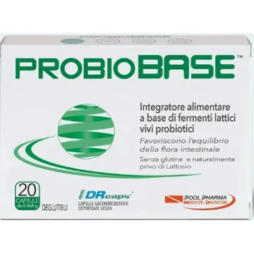 PROBIOBASE INTEGRATORE DI FERMENTI LATTICI 20 CAPSULE