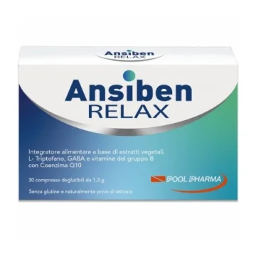 Ansiben Relax 30 Compresse Integratore per buon umore e benessere mentale