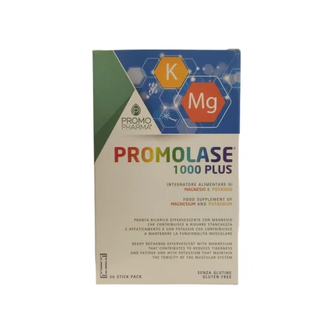Promolase 1000 Plus 30 Stick - Integratore di Magnesio e Potassio