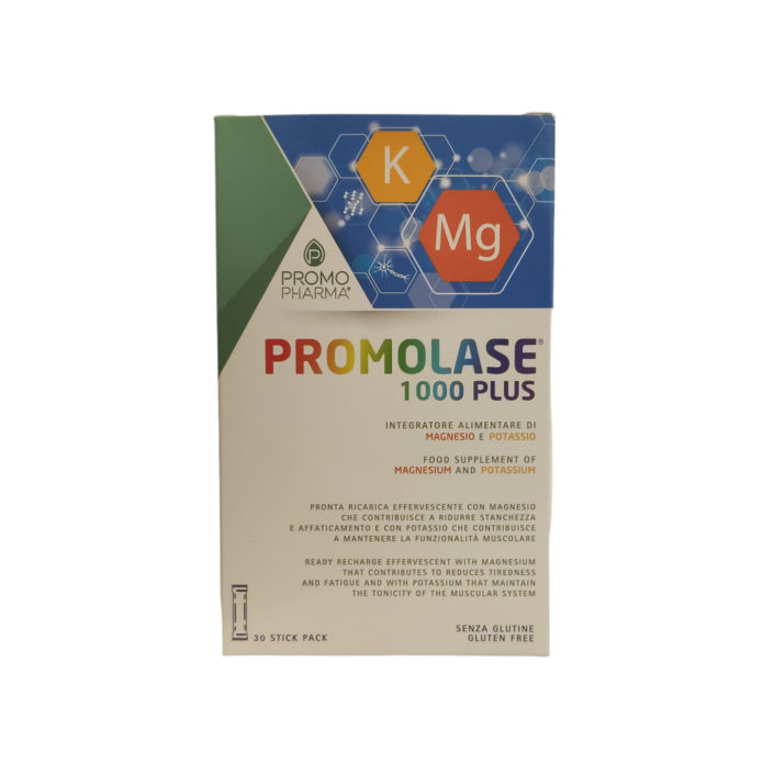 Promolase 1000 Plus 30 Stick - Integratore di Magnesio e Potassio