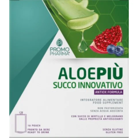 Aloe Pi&ugrave; Succo Innovativo Antiox Formula 10 Pouch da 50 ml - Antiossidante e depurante