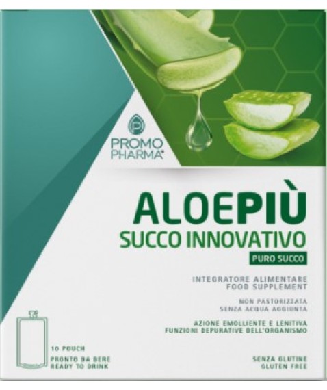 Aloe Più Succo Innovativo Puro Succo 10 Pouch da 50 ml 