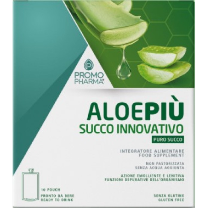 Aloe Più Succo Innovativo Puro Succo 10 Pouch da 50 ml 