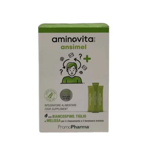 Aminovita Ansimel 20 Stick Pack da 10 ml - Per il rilassamento e il benessere mentale