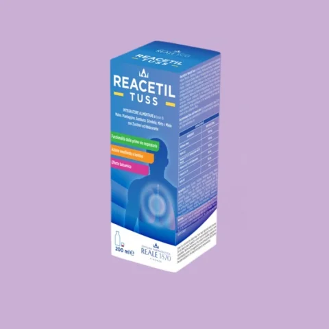 Reale 1870 Reacetil Tuss 200 ml - Sciroppo per tosse secca e grassa