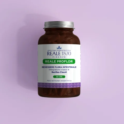 Reale 1870 Proflor 30 Capsule - Integratore alimentare per il benessere della flora intestinale