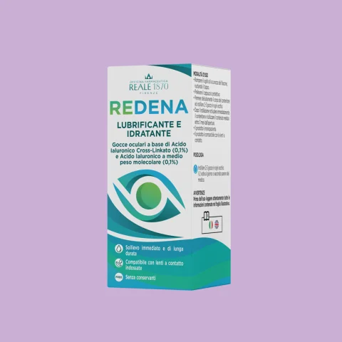 Reale 1870 Redena Gocce Oculari 10 ml - Collirio lubrificante e idratante