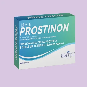 Reale 1870 Reale Prostinon 30 Capsule - Integratore alimentare per la funzionalit&agrave; della prostata e delle vie urinarie
