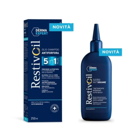 Restivoil Derma Expert Nuovo Sistema Antiforfora Shampoo + Siero Restivoil Derma Expert Nuovo Sistema Antiforfora Shampoo + Siero
