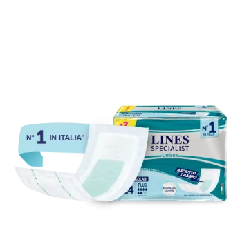 Lines Specialist Assorbenti Rettangolari PLUS Senza Barriera 30 Pezzi