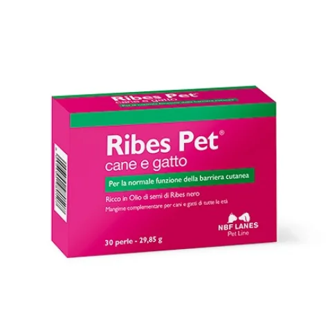 Ribes Pet Cane e Gatto 30 Perle - Per la normale funzione della barriera cutanea Ribes Pet Cane e Gatto 30 Perle - Per la normale funzione della barriera cutanea