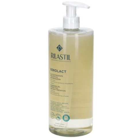 Rilastil Xerolact Olio Detergente Anti-irritazioni Viso e Corpo 1 Litro