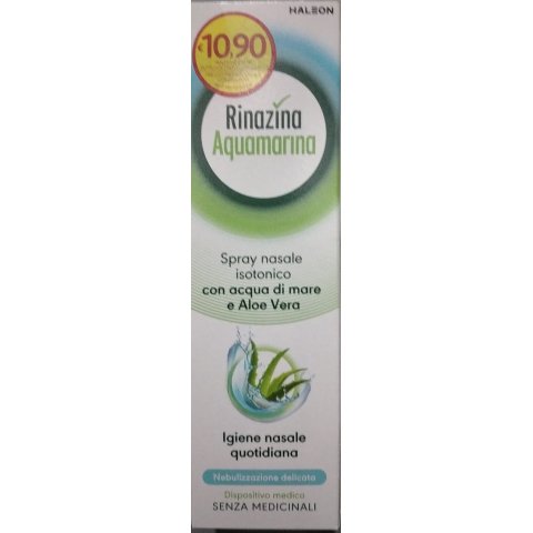 RINAZINA AQUAMARINA SPRAY NASALE DELICATO 100ml RINAZINA AQUAMARINA SPRAY NASALE DELICATO 100ml