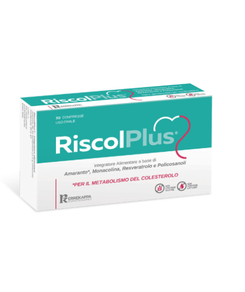 Riscol Plus Integratore per il metabolismo del colesterolo 60 compresse