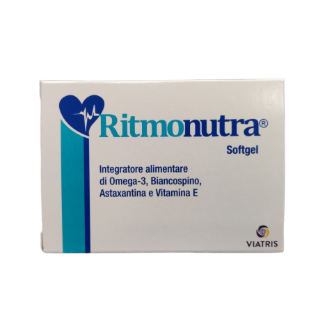 Ritmonutra 30 Capsule Softgel - Integratore alimentare per la funzione cardiaca e l'apparato cardiovascolare