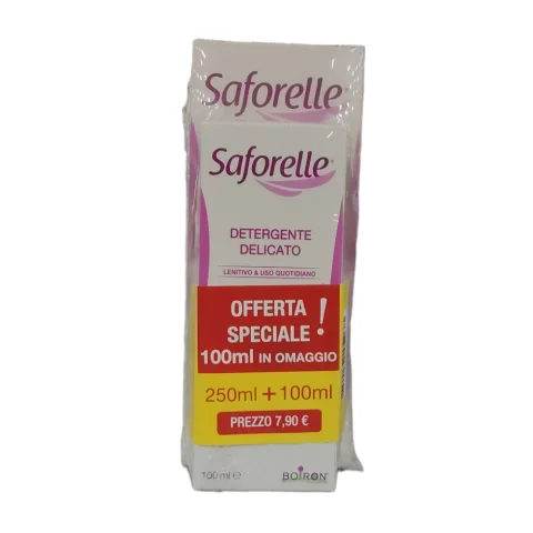 Saforelle Detergente Intimo Delicato Lenitivo e per Uso Quotidiano Confezione da 250 ml + 100 ml