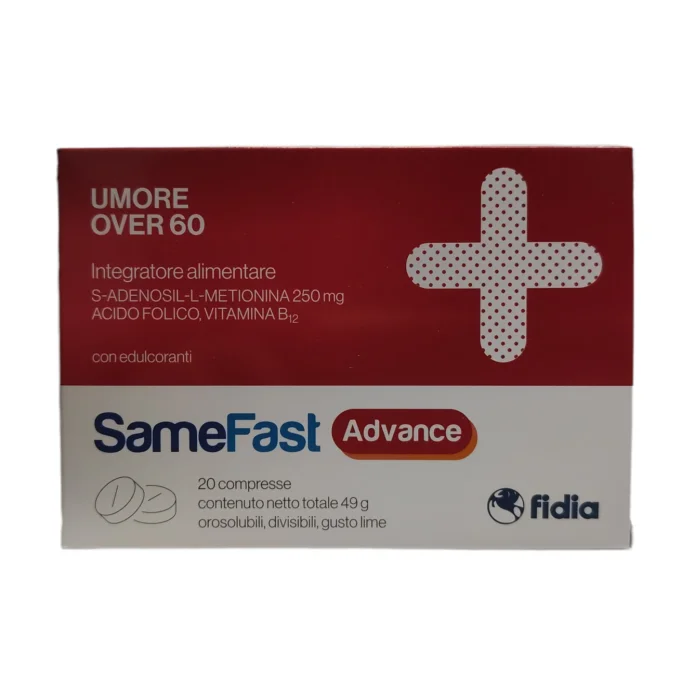 SameFast Advance 20 Compresse Orosolubili - Integratore alimentare per il tono dell'umore e per ridurre stanchezza e affaticamento
