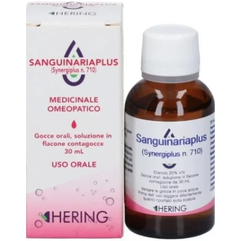 SANGUINARIAPLUS SYNERGIPLUS 710 Medicinale Omeopatico Hering gocce 30ml