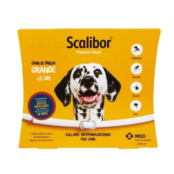 Scalibor Collare Protettivo Per Cani Taglia Grande 65 Cm Bianco - Antiparassitario per cani Scalibor Collare Protettivo Per Cani Taglia Grande 65 Cm Bianco - Antiparassitario per cani