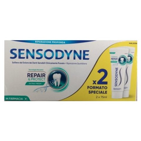 Sensodyne 2 Dentifrici Repair & Protect Extra Fresh Sensodyne 2 Dentifrici Repair & Protect Extra Fresh