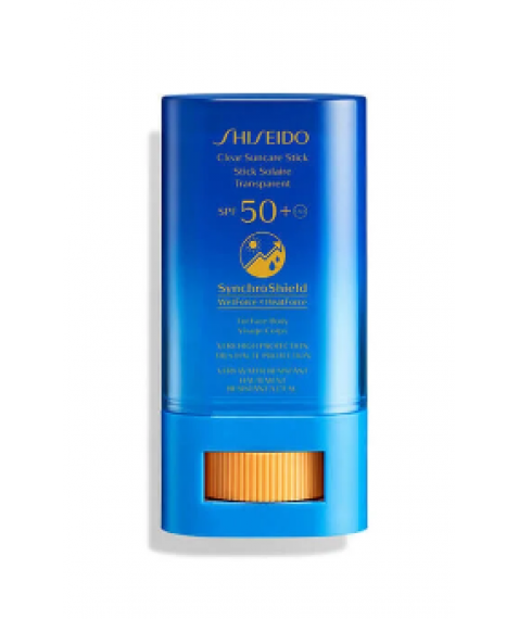 Shiseido Clear Suncare Stick SPF50+ Viso e Corpo 20 gr - Protezione molto alta