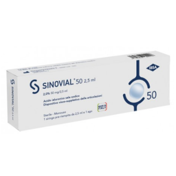 Sinovial 50 Siringa Preriempita 2% 2,5 ml