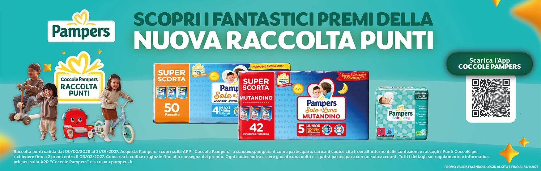 pampers settembre