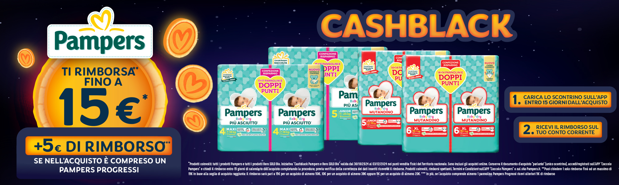 promo pampers cashblack