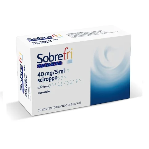 Sobrefri Sciroppo Mucolitico Tosse Grassa 20 Flaconcini bambini e adulti