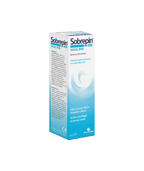 Sobrepin Nasal Iper Soluzione Ipertonica Spray con Estratti Naturali 30 ml