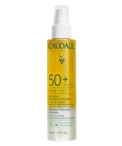 Caudalie Vinosun Acqua di Protezione Solare Molto Alta Spf50+ flacone da 150ml 